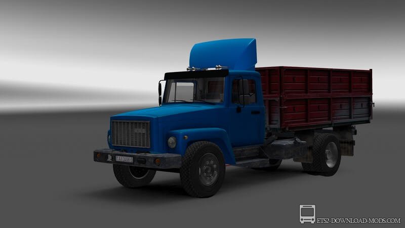 Грузовик ГАЗ 3307-3308 (beta) v3 для Euro Truck Simulator 2