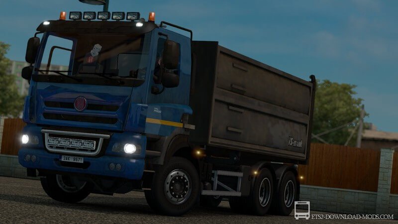 Грузовик Tatra Phoenix v5.0 для Euro Truck Simulator 2 (тягач Татра Феникс для ETS 2 1.26)
