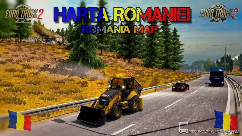 Карта Румынии v9.0.7 для Euro Truck Simulator 2