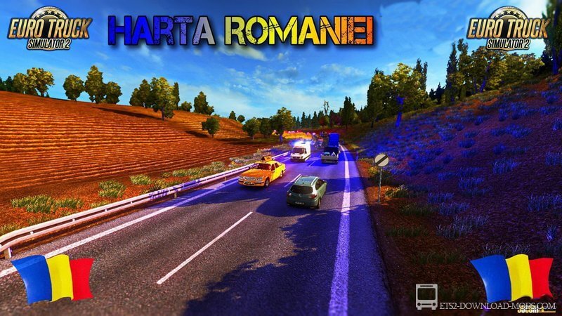 Карта Румынии v9.0.7 для Euro Truck Simulator 2 (Romanian Map для ETS 2 1.26)