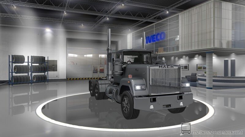 Грузовик Mack Superliner для Euro Truck Simulator 2 (обновлено для ETS 2 1.26)