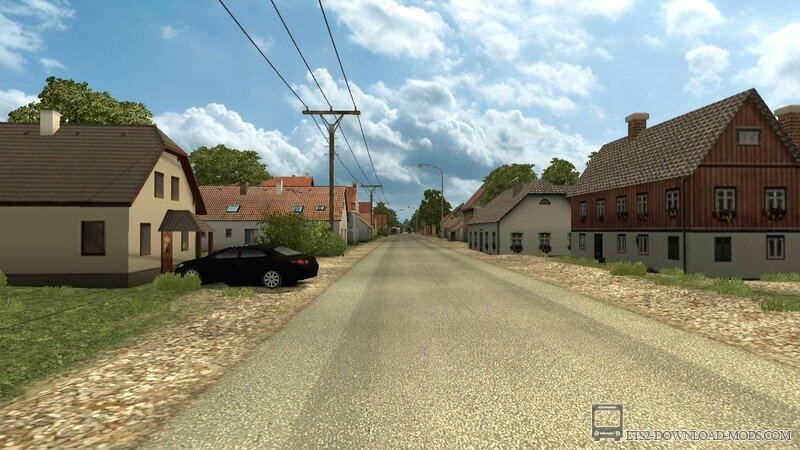 Карта Jateng Map (Индонезия) для Euro Truck Simulator 2 (карта Индонезии для ETS 2 1.26)