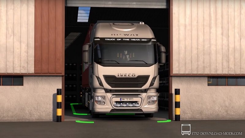 Мод на новые места разгрузки v1.5 для Euro Truck Simulator 2 (усложненная разгрузка для ETS 2 1.27)