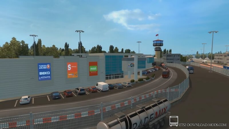 Карта EU Turkey Map v.1.4 от YKS Team для Euro Truck Simulator 2 (карта Турции, Грузии для ETS 2 1.26)