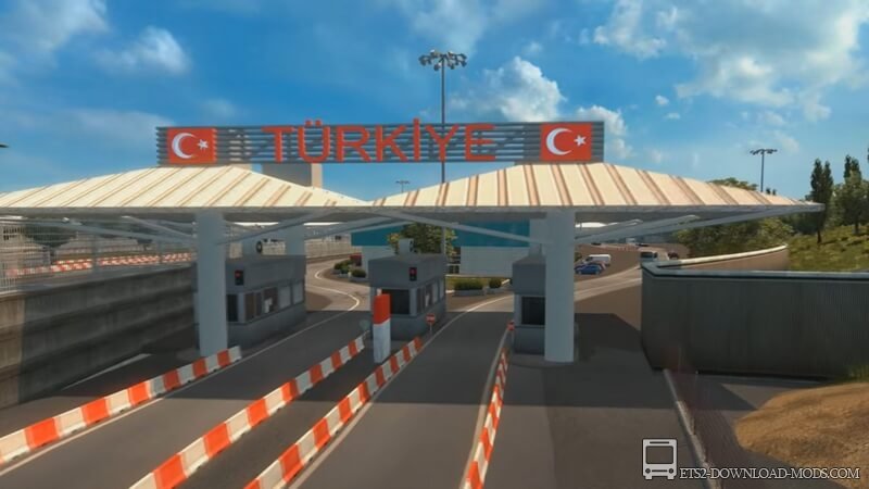 Карта EU Turkey Map v.1.4 от YKS Team для Euro Truck Simulator 2 (карта Турции, Грузии для ETS 2 1.26)