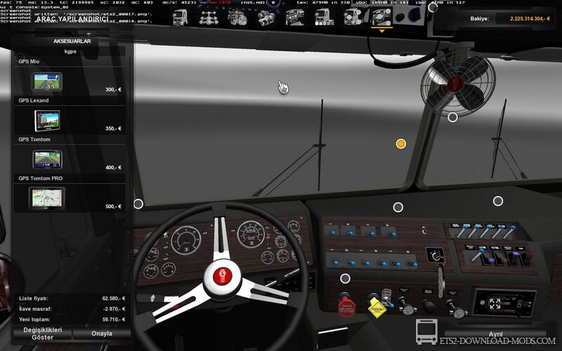 Грузовик Kenworth K100 v3.0 для Euro Truck Simulator 2 (обновлено для ETS 2 1.26)