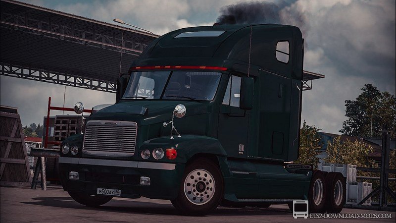 Грузовик Freightliner Century для Euro Truck Simulator 2 (американский тягач для ETS 2 1.27)