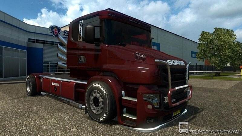 Грузовик Scania Illegal T для Euro Truck Simulator 2 (тягач для ETS 2 1.27)