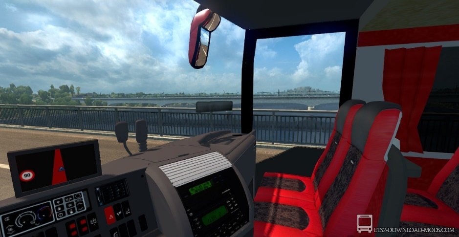 Автобус Setra S431 DT для Euro Truck Simulator 2