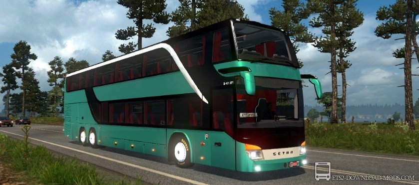 Автобус Setra S431 DT для Euro Truck Simulator 2