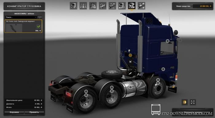Грузовик Volvo F10/F12 для Euro Truck Simulator 2