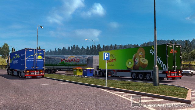 Прицепы Chereau Custom v1.0 для Euro Truck Simulator 2