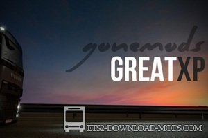 Мод на опыт GoneMods - Great XP для Euro Truck Simulator 2