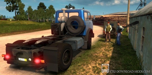 Грузовик МАЗ 504B-515B v1.27 для Euro Truck Simulator 2
