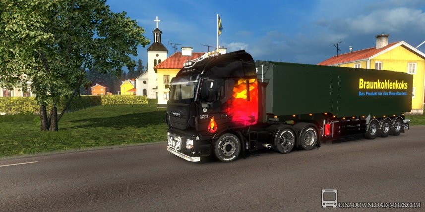 Прицеп-самосвал Braunkohle для Euro Truck Simulator 2