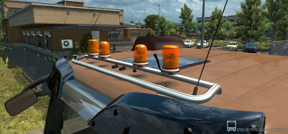 Новые проблесковые маячки на грузовик для Euro Truck Simulator 2