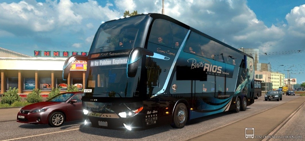 Автобус Modasa Zeus 3 для Euro Truck Simulator 2