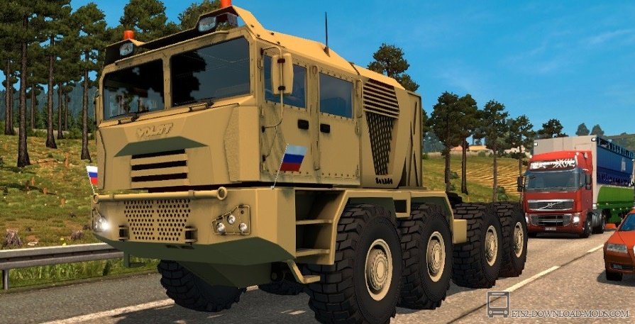 Минский тягач МЗКТ-742910 для Euro Truck Simulator 2