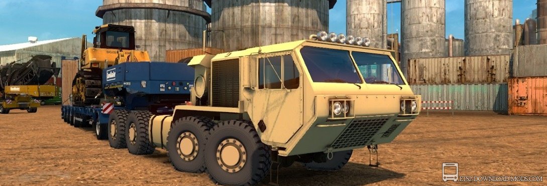 Военный грузовик Hemmit для Euro Truck Simulator 2
