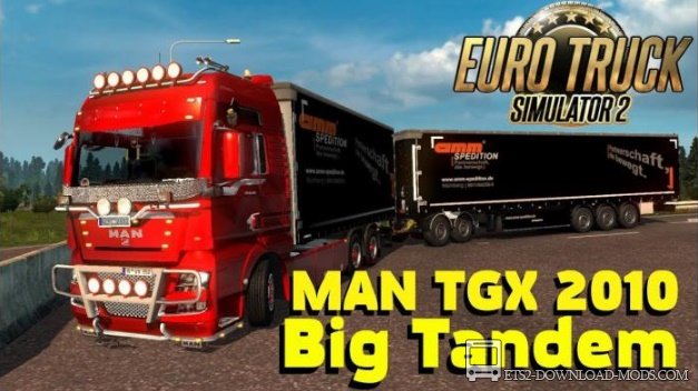 Грузовик Man TGX 2010 v5.1 для Euro Truck Simulator 2 (обновлено для ETS 2 1.30)