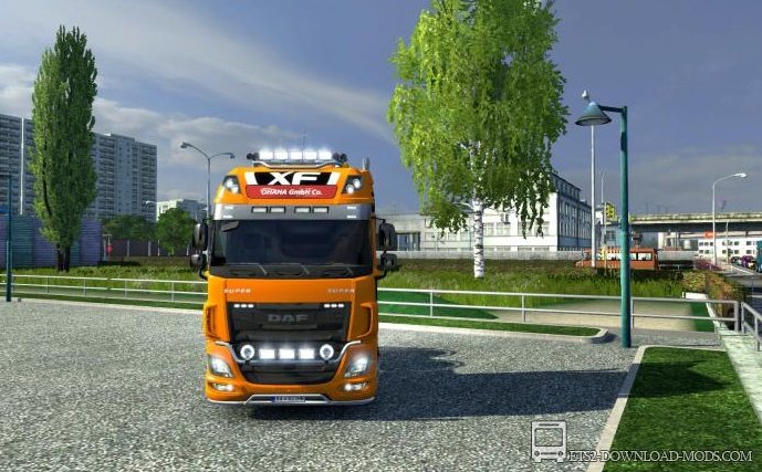 Тюнинг грузовика DAF XF E6 by ohaha для Euro Truck Simulator 2