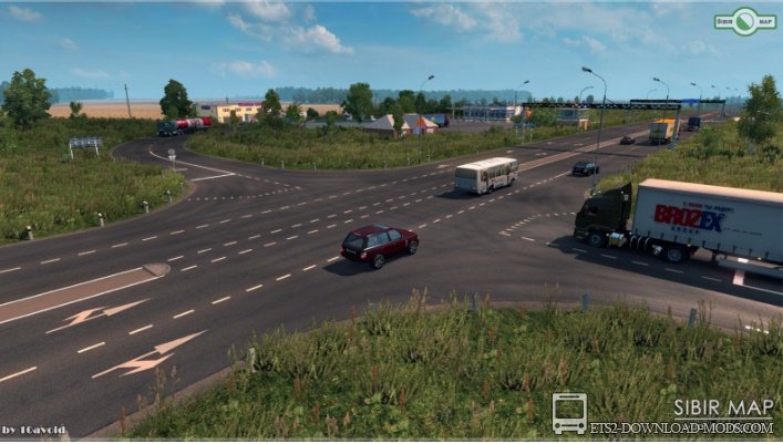 Карта Сибири SibirMap для Euro Truck Simulator 2