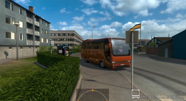 Автобусы на остановках v1.2 для ETS 2 1.28