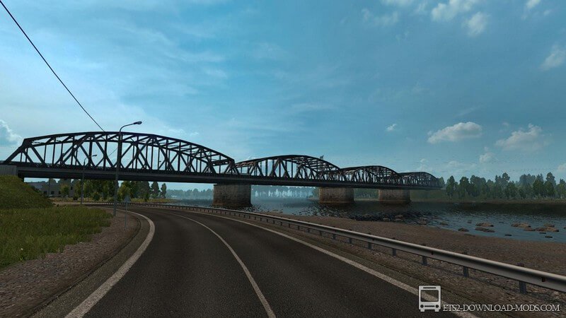 Карта России RusMap v1.8 для Euro Truck Simulator 2 1.30
