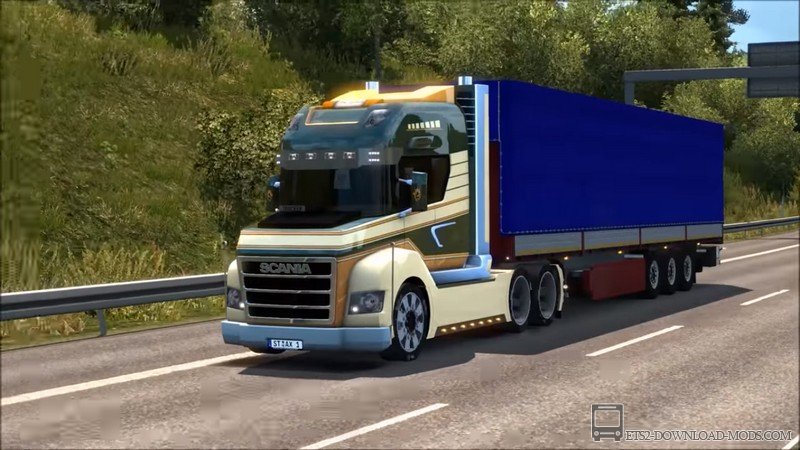 Мод на концепт грузовик Scania STAX v.2.3 для Euro Truck Simulator 2 1.30
