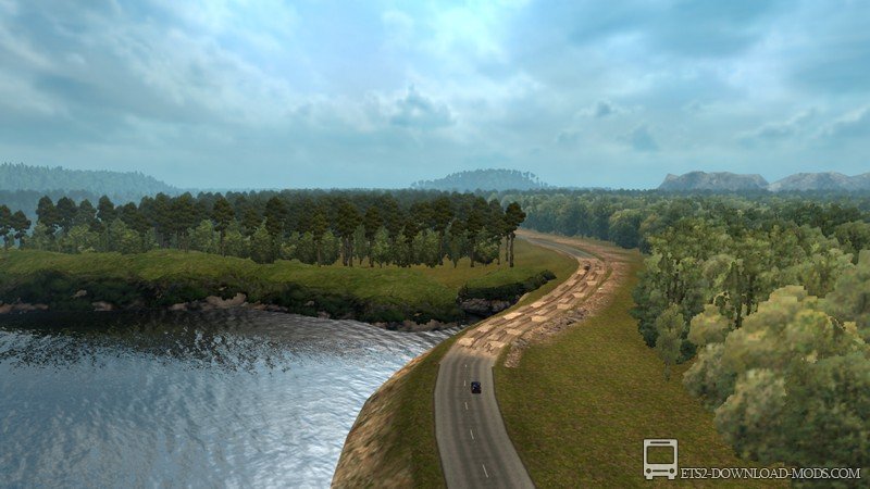 Скачать мод на карту Republic of Aloma для Euro Truck Simulator 2 1.30