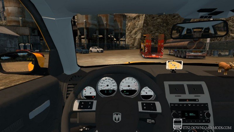 Скачать мод на легковой автомобиль Dodge Charger SRT8 для Euro Truck Simulator 2 1.30