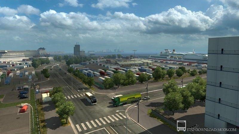Скачать мод на карту Tokyo Bayshore для Euro Truck Simulator 2 1.36