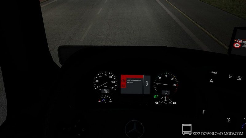 Грузовик Mercedes-Benz Actros MP3 Reworked для ЕТС 2 1.36