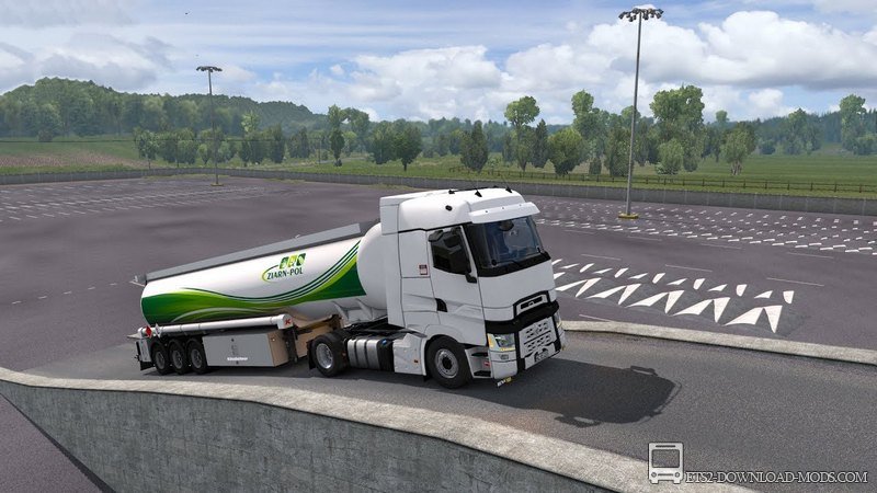 Скачать мод на карту-полигон Truck Test Area v2.0 для Euro Truck Simulator 2 1.36