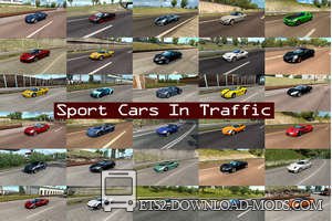 Спортивные машины в трафик для ЕТС 2 1.36