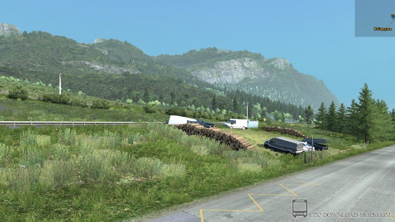 Скачать карту района Эльзас для Euro Truck Simulator 2 1.36 - FSG Map v1.2