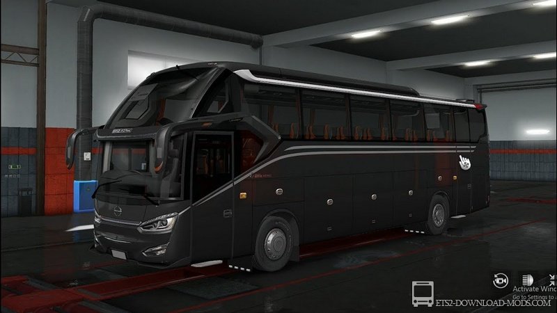 Скачать мод на автобус EP4 Laksana SR2 XHD v1.0 для Euro Truck Simulator 2 1.37