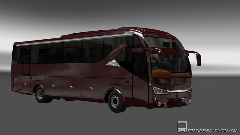 Скачать мод на автобус EP4 Laksana SR2 XHD v1.0 для Euro Truck Simulator 2 1.37