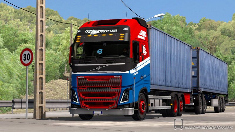 Скачать мод на грузовик Volvo FH 2012 RPIE для Euro truck Simulator 1.38